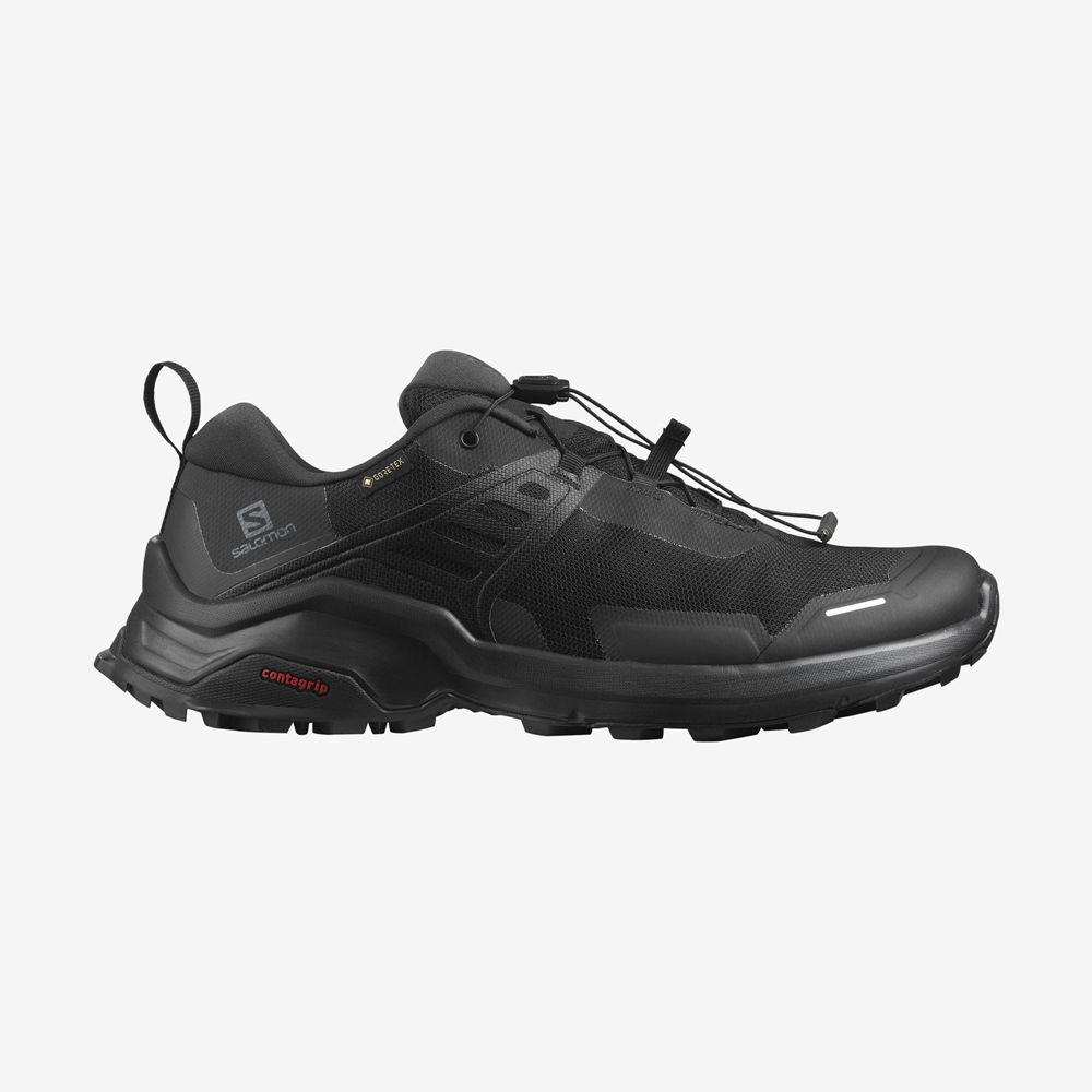 Salomon Israel X RAISE GORE-TEX - Mens Hiking Shoes - Black (CTSG-45963)